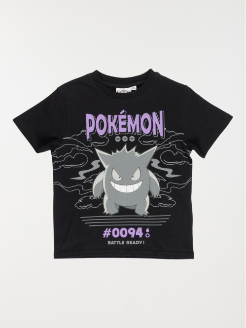 Tee-shirt Pokémon garçon noir (3-12A)