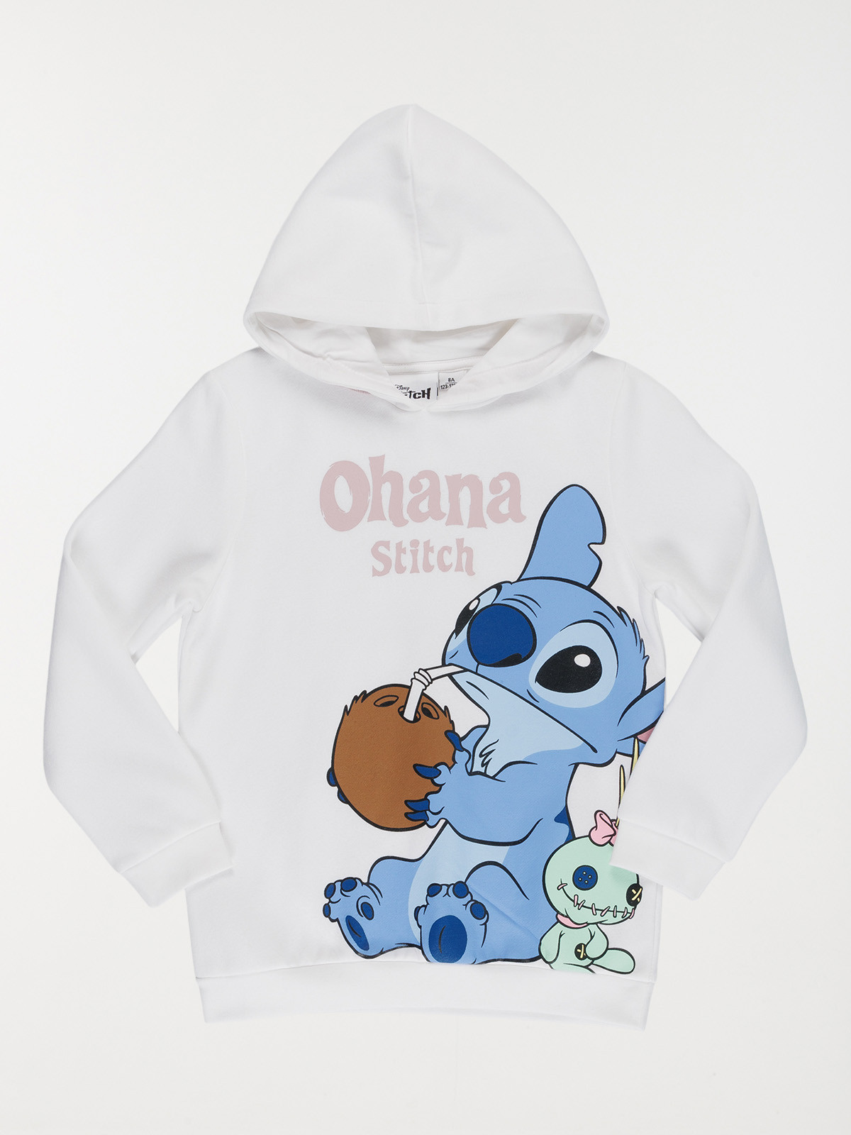 Sweat Stitch à capuche fille (3-12A)