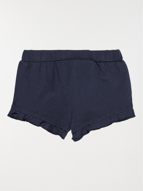 Short basique marine fille (3-36M) Short basique marine fille (3-36M)