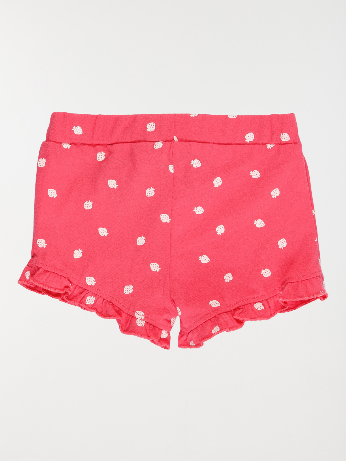 Short basique motif fraise fille (3-36M) Short basique motif fraise fille (3-36M)