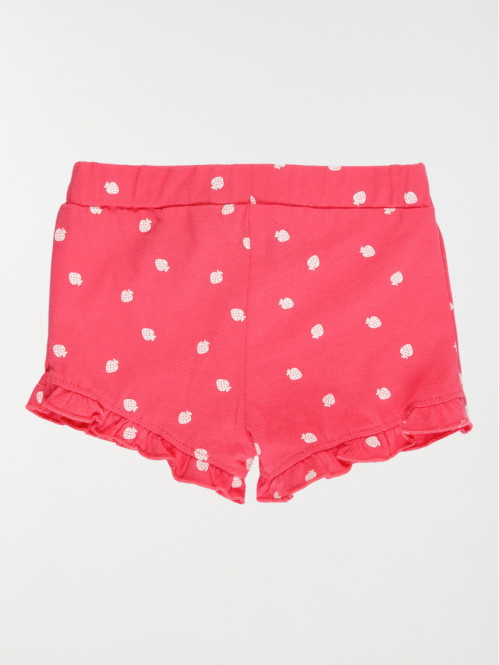 Short basique motif fraise...