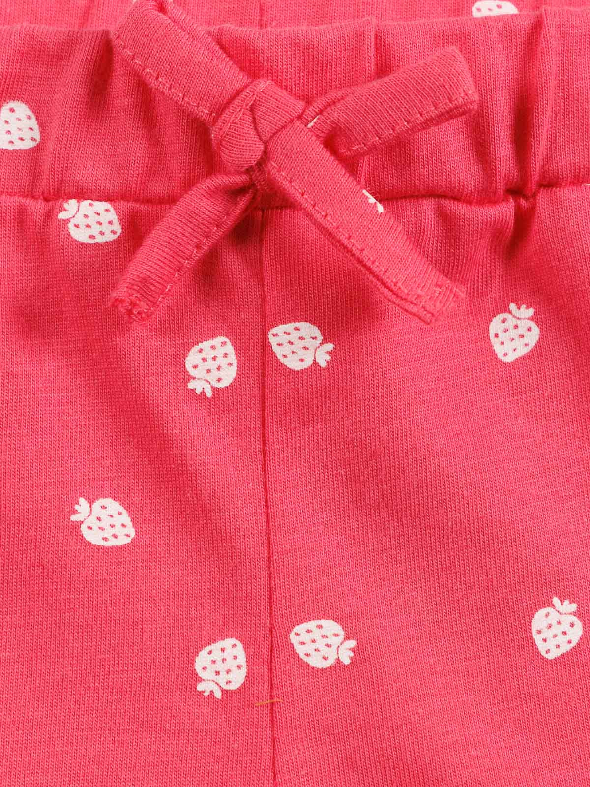 Short basique motif fraise fille (3-36M) Short basique motif fraise fille (3-36M)