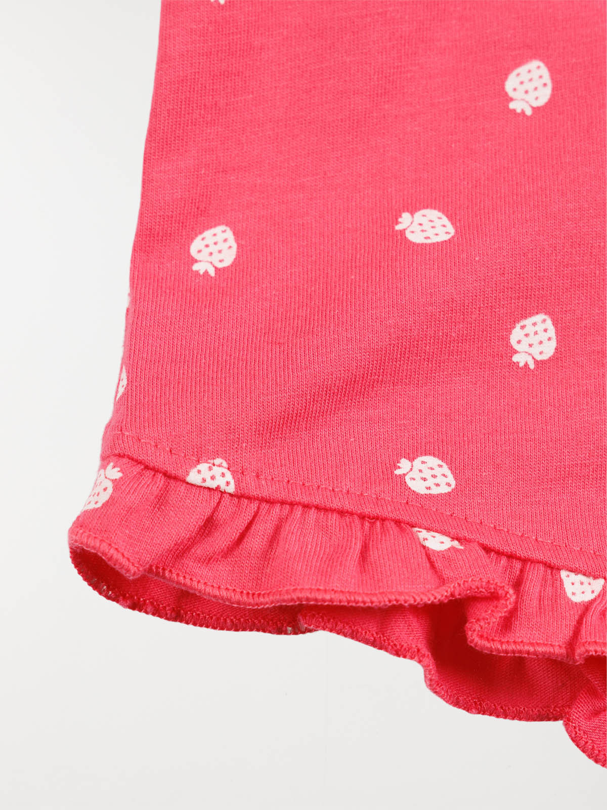 Short basique motif fraise fille (3-36M) Short basique motif fraise fille (3-36M)