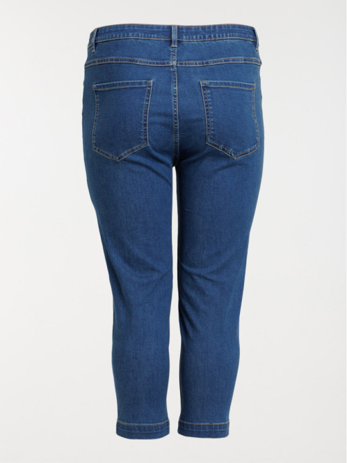 Pantacourt jean grande taille femme Pantacourt jean grande taille femme