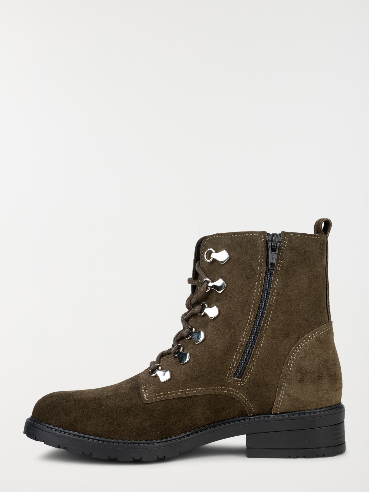 Bottines lacet kaki femme (36-41)