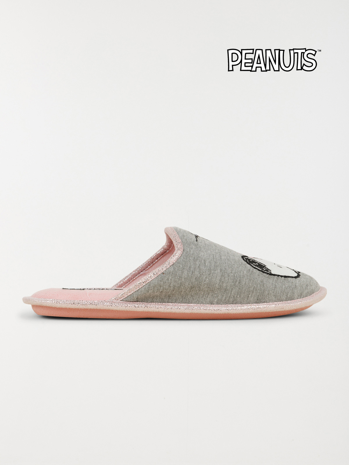 Mules grises Snoopy femme (36-41)