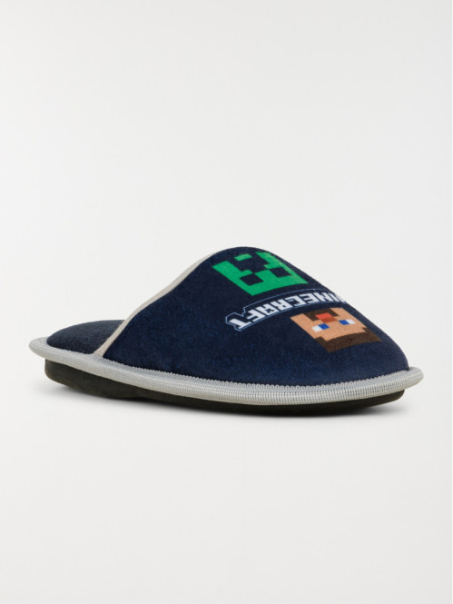 Chausson mule garçon Minecraft (31-35)