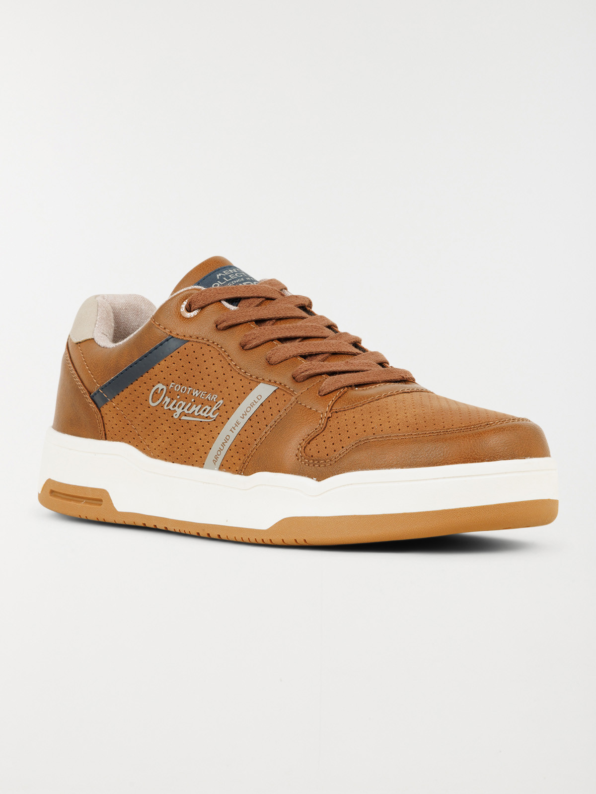 Baskets marrons lacets homme (40-46)