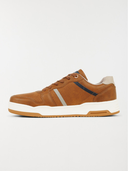 Baskets marrons lacets homme (40-46)