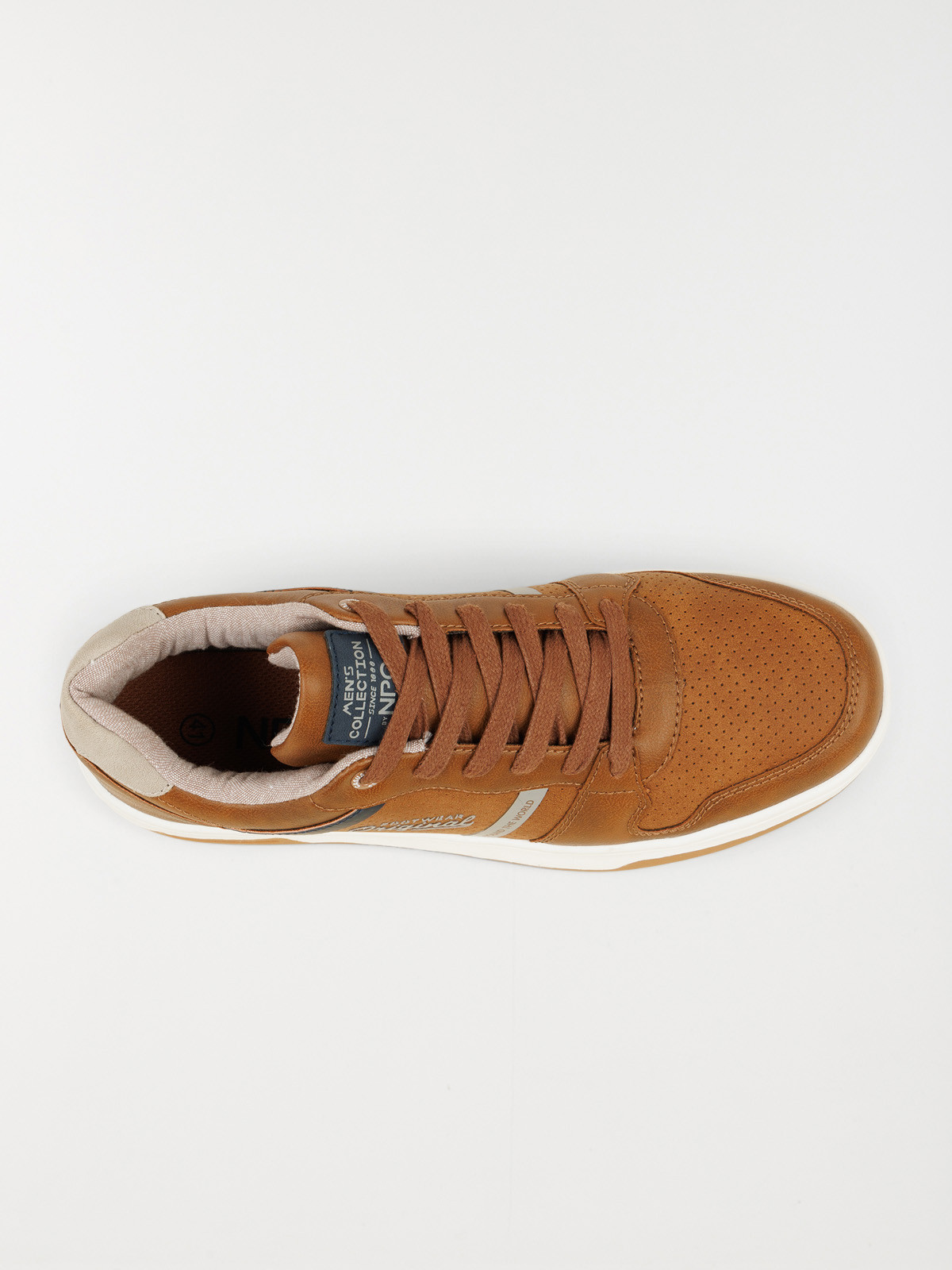 Baskets marrons lacets homme (40-46)