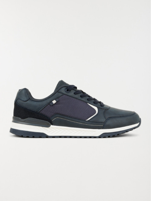 Baskets lacets homme navy...