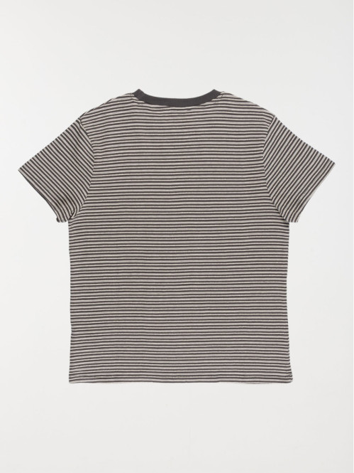 T-shirt rayé col rond...
