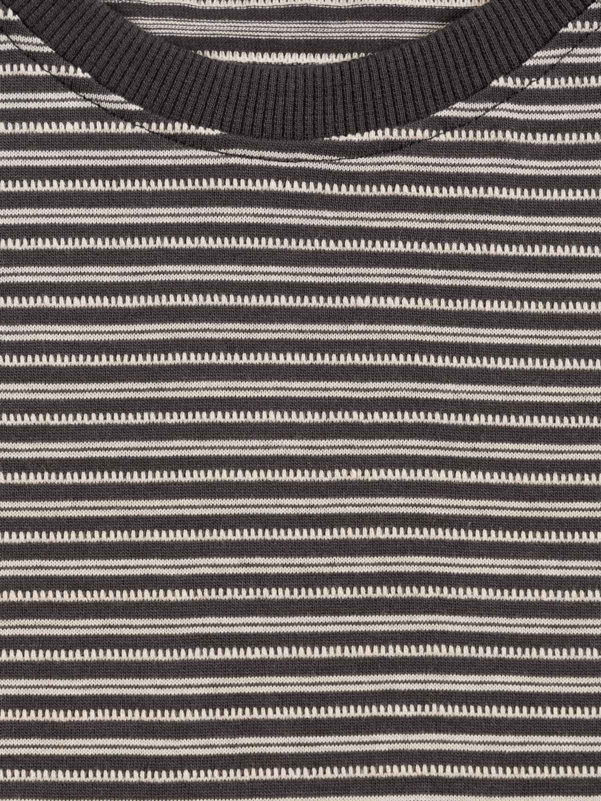 T-shirt rayé col rond garçon (XXS-M)