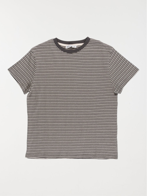 T-shirt rayé col rond...