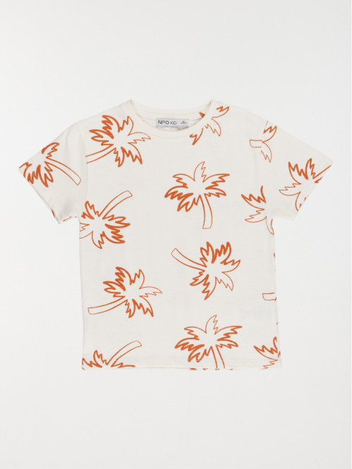 Tee-shirt motif palmier garçon (3-12A)