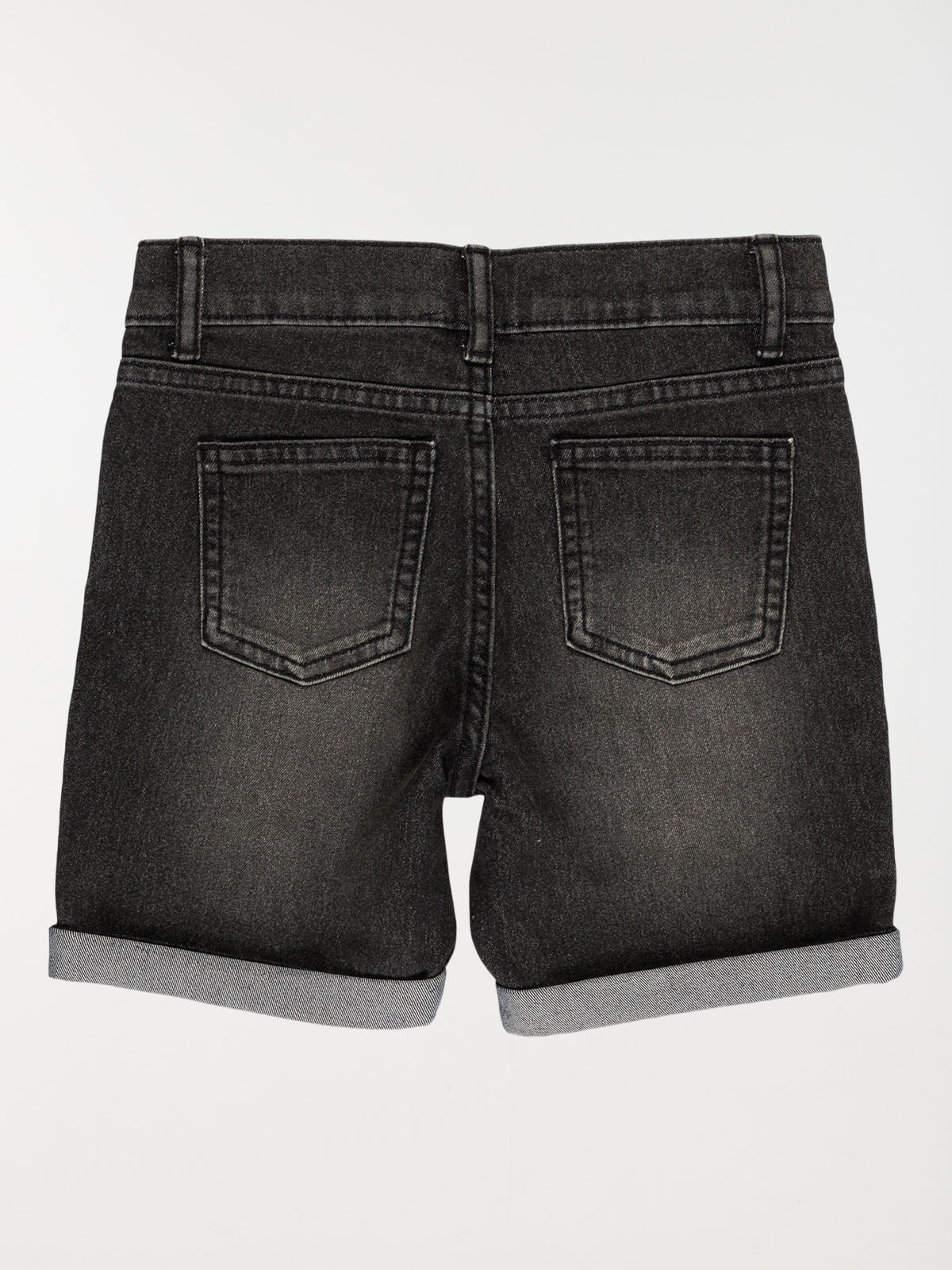 Bermuda jean noir garçon (3-12A)