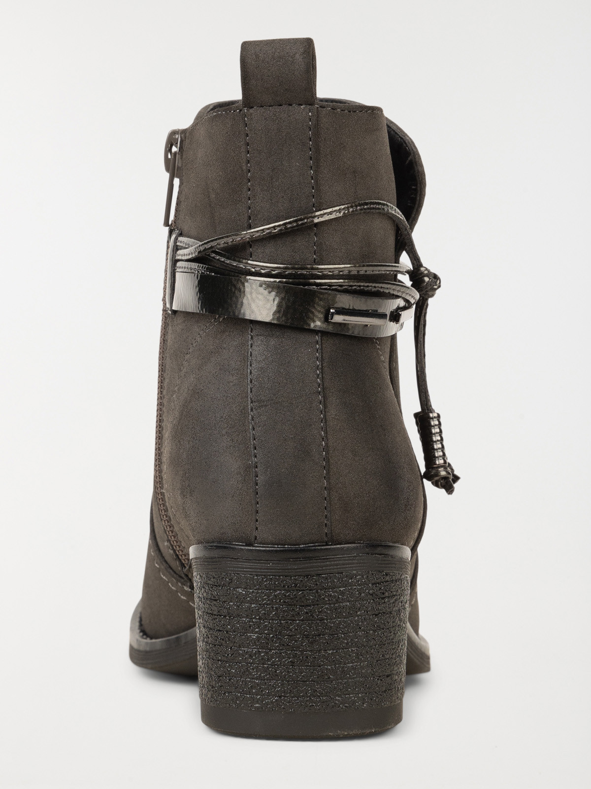 Bottines grises en suédine femme (36-41)