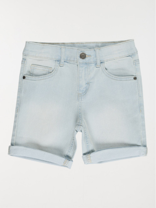 Bermuda jean bleach garçon...
