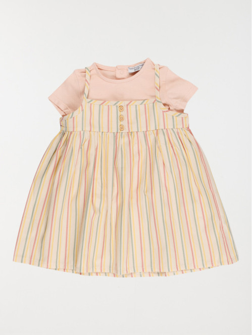 Ensemble t-shirt/robe fille (3-36M)