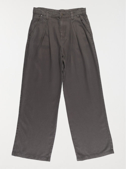 Pantalon large gris denim fille (XXS-M)
