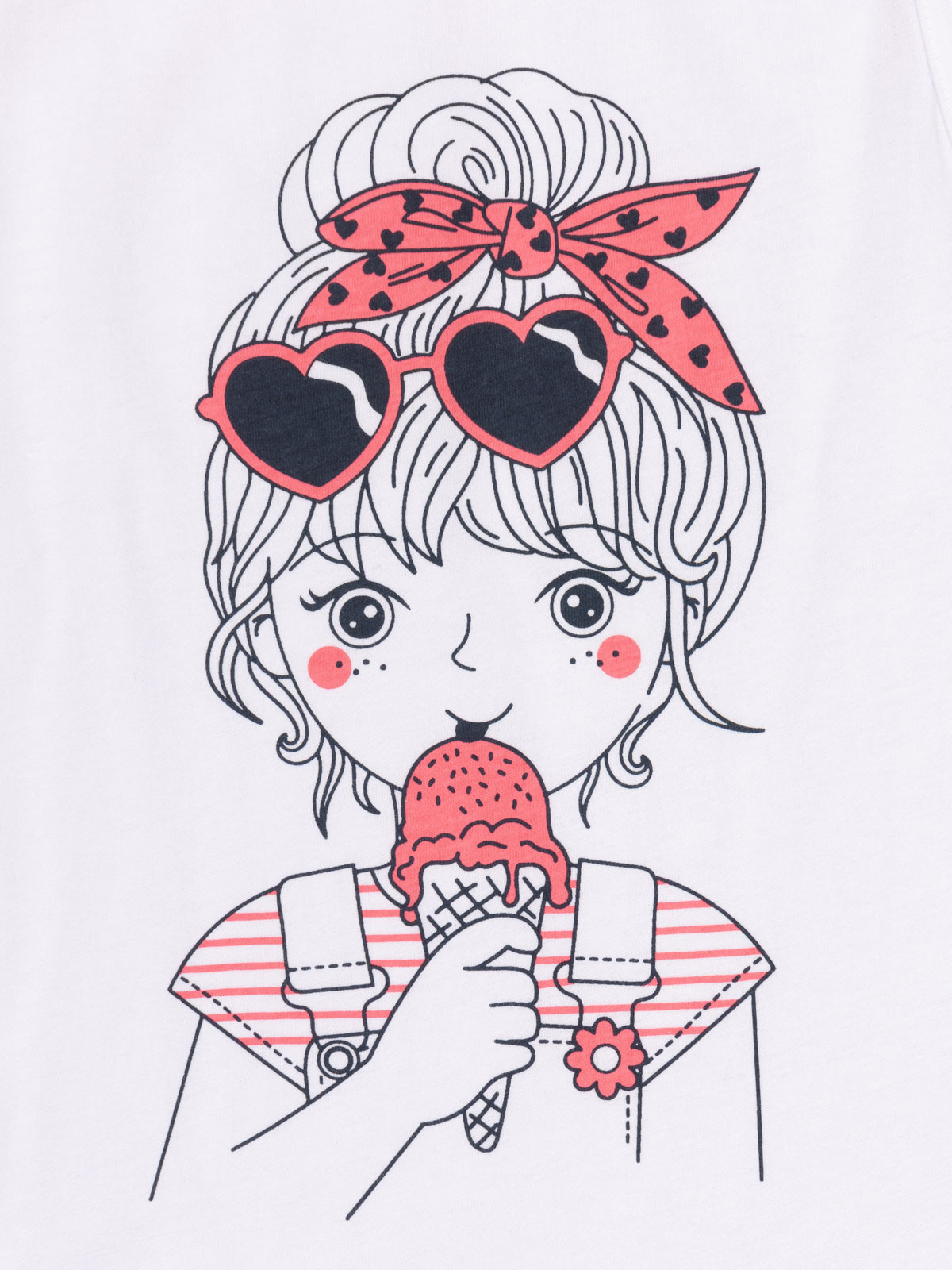 Débardeur blanc fille (3-12A) Débardeur blanc fille (3-12A)