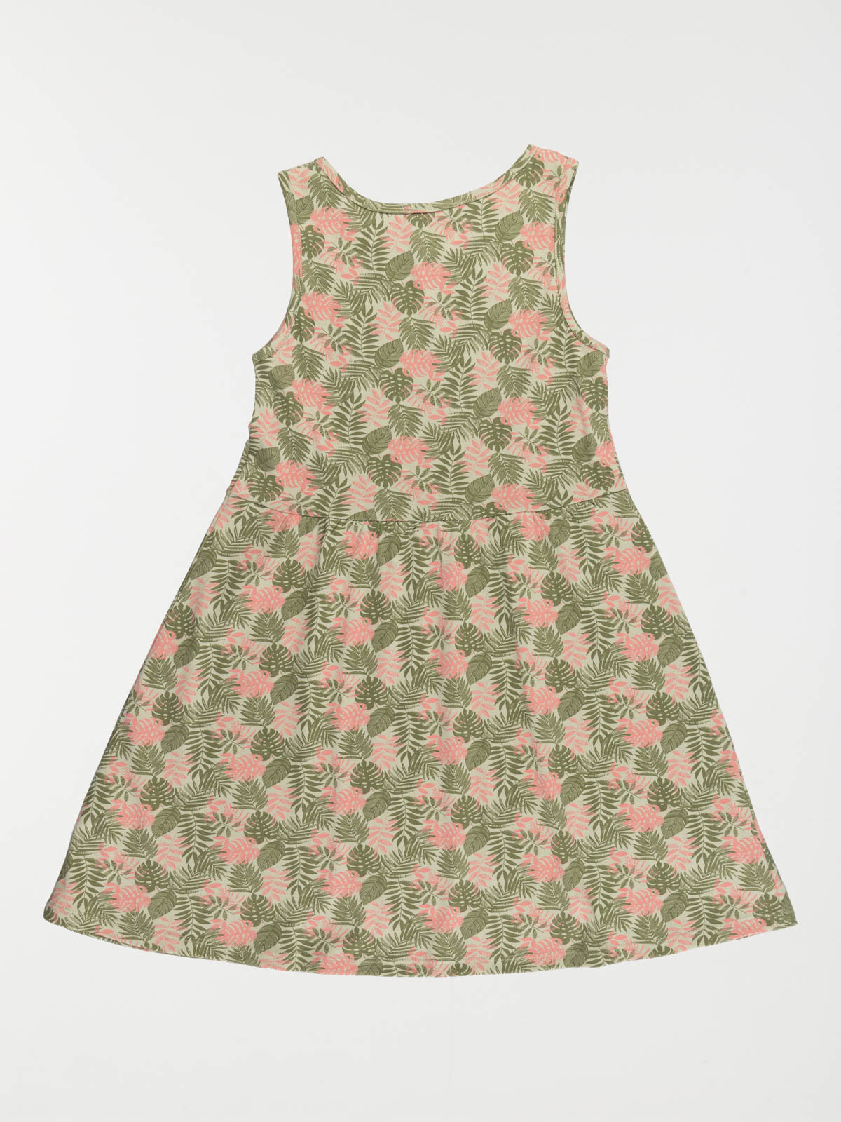 Robe imprimé feuillage fille (3-12A) Robe imprimé feuillage fille (3-12A)