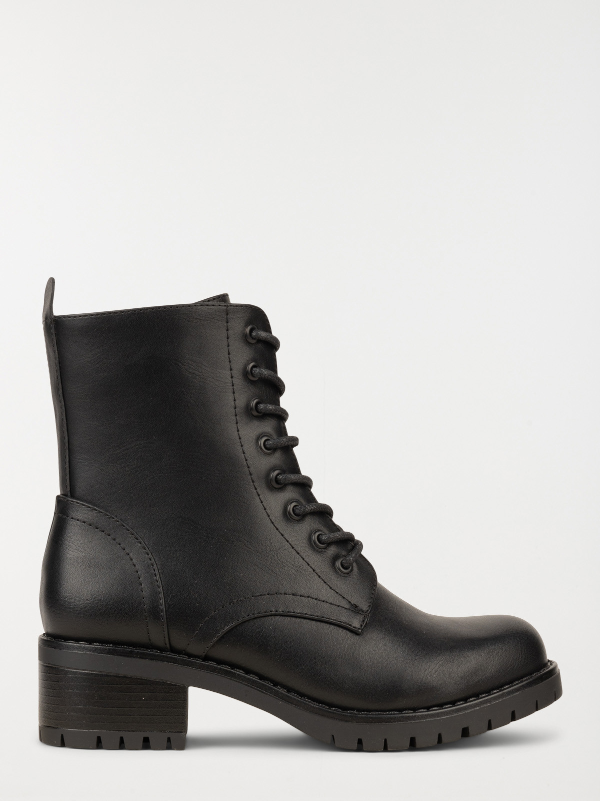 Bottines à lacets noires femme (36-41)