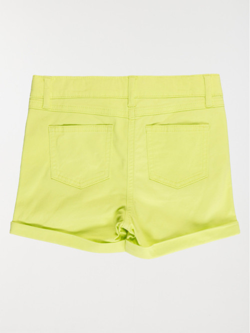 Short basique citron fille...