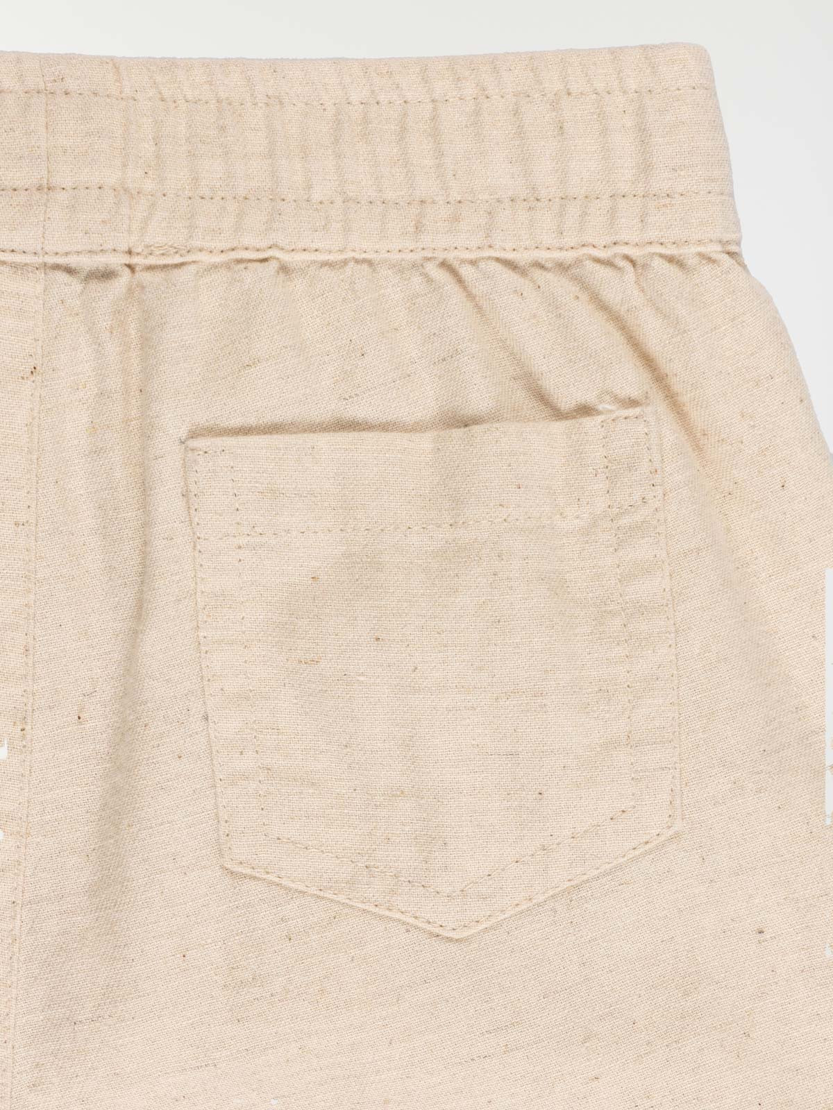 Short garçon blanc cassé (6-36M)