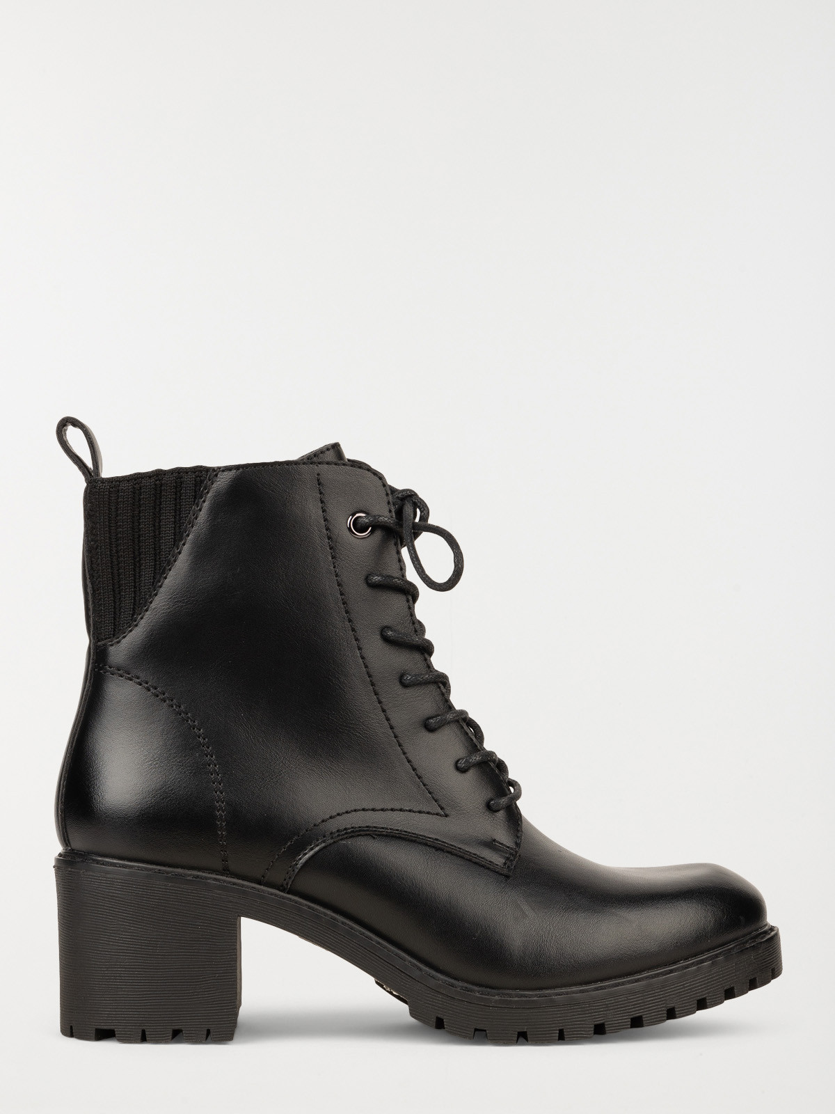 Bottines à lacet noir femme (36-41)