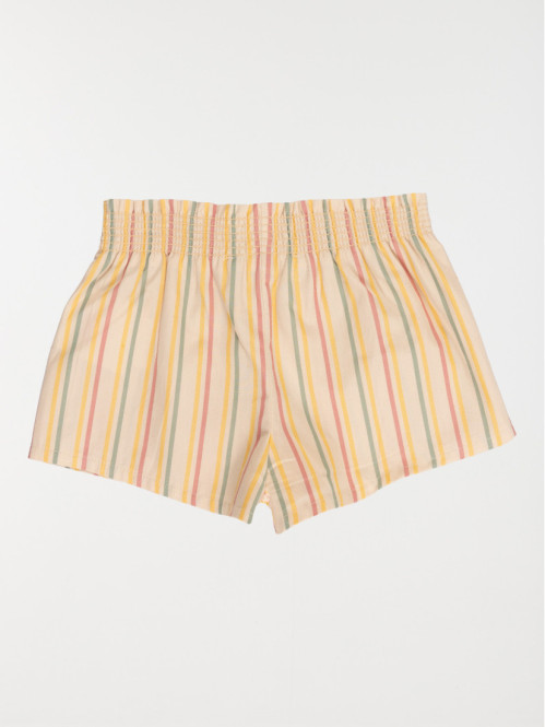 Short à rayures fille (3-36M)