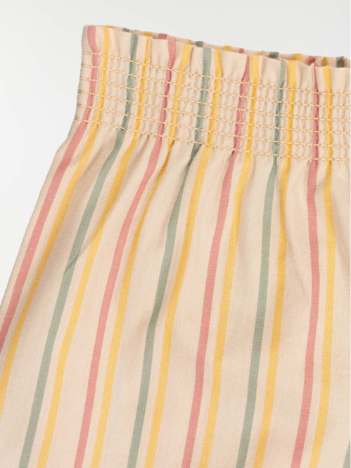Short à rayures fille (3-36M)