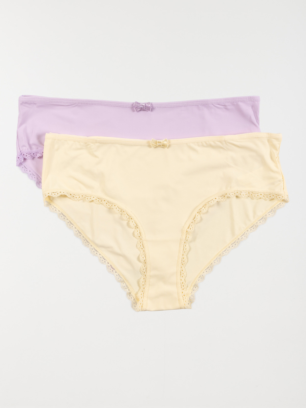 Lot de 2 shorties femme lilas (S-XL)