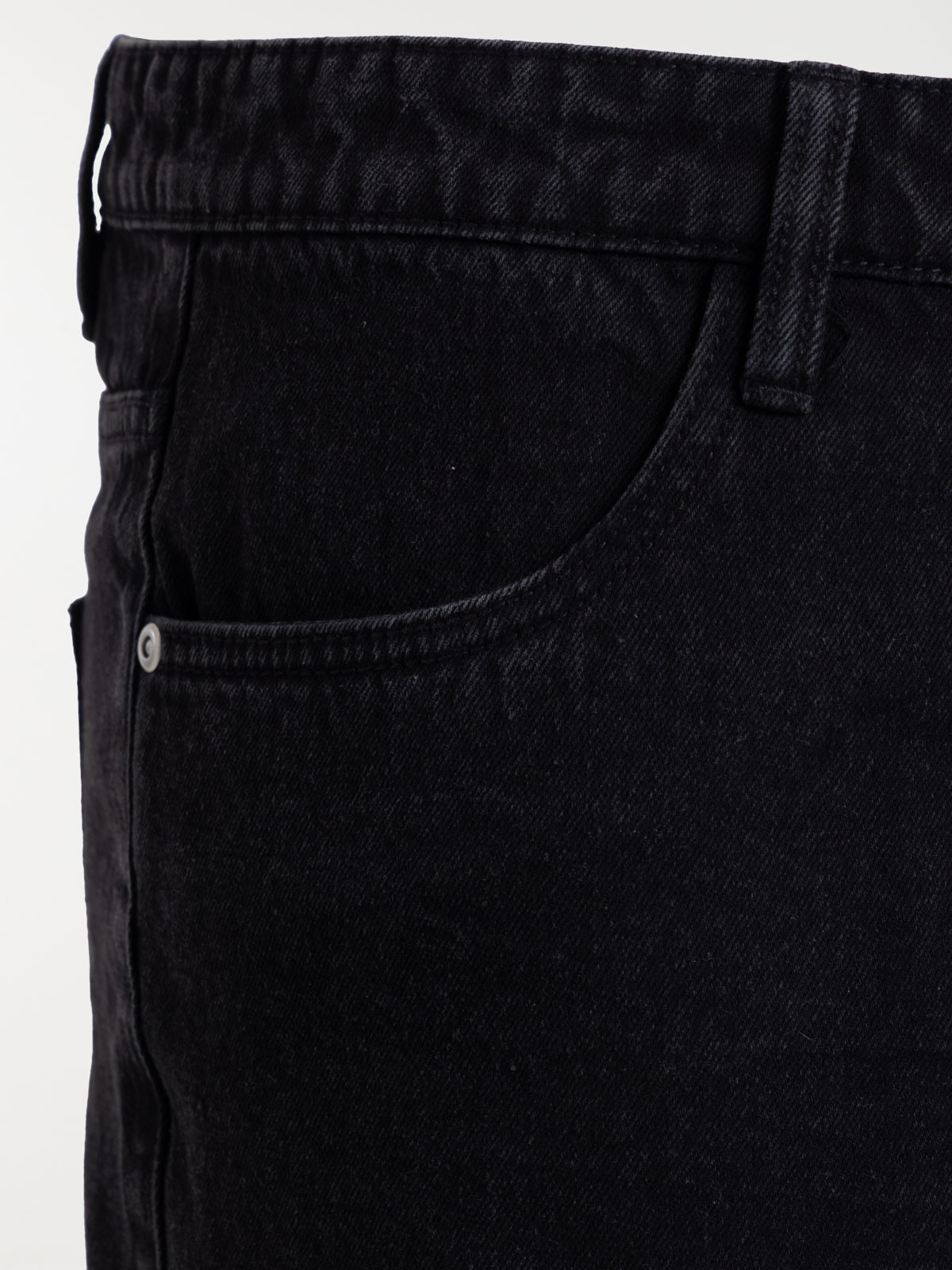 Bermuda noir grande taille homme