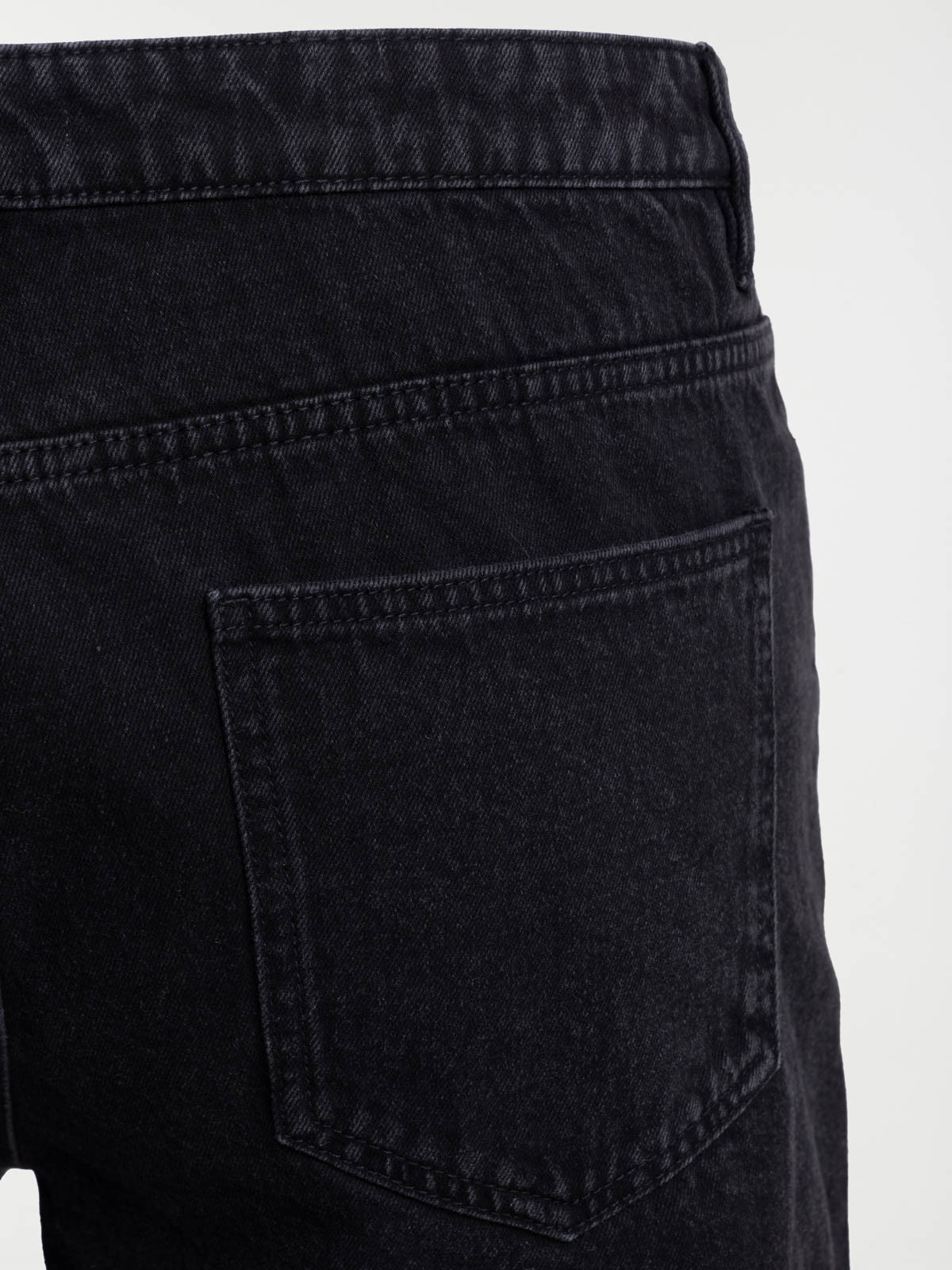 Bermuda noir grande taille homme