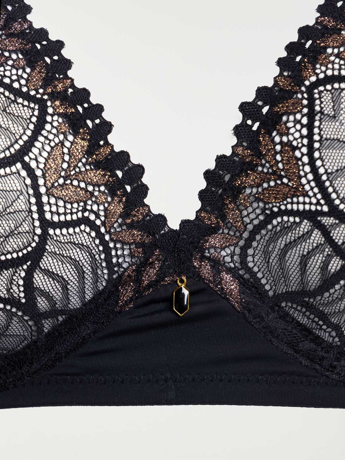 Soutien-gorge noir femme (100D-110F)