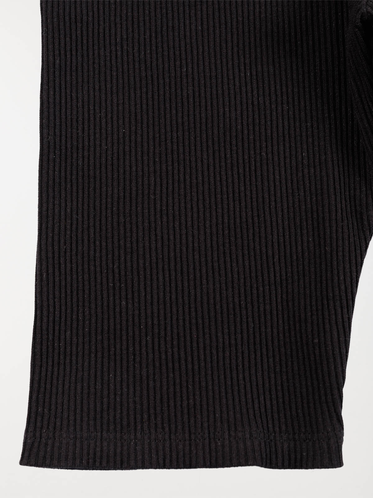 Cycliste noir côtelé fille (XXS-M)