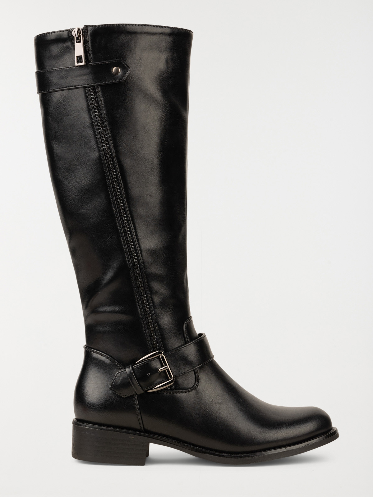 Bottes femme coloris noir (36-41)