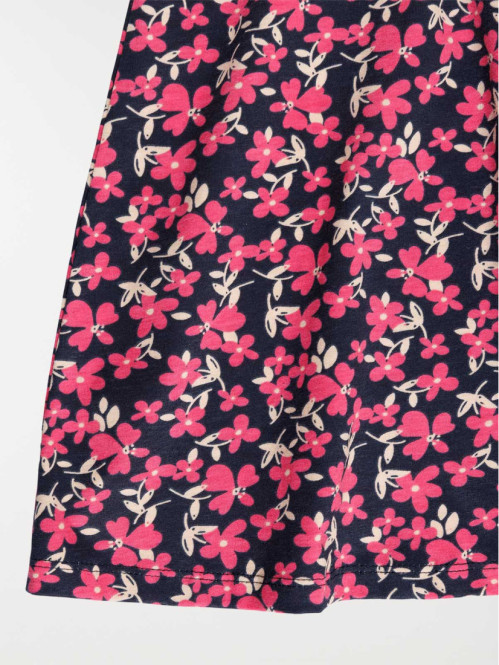 Robe imprimé fleuri fille...