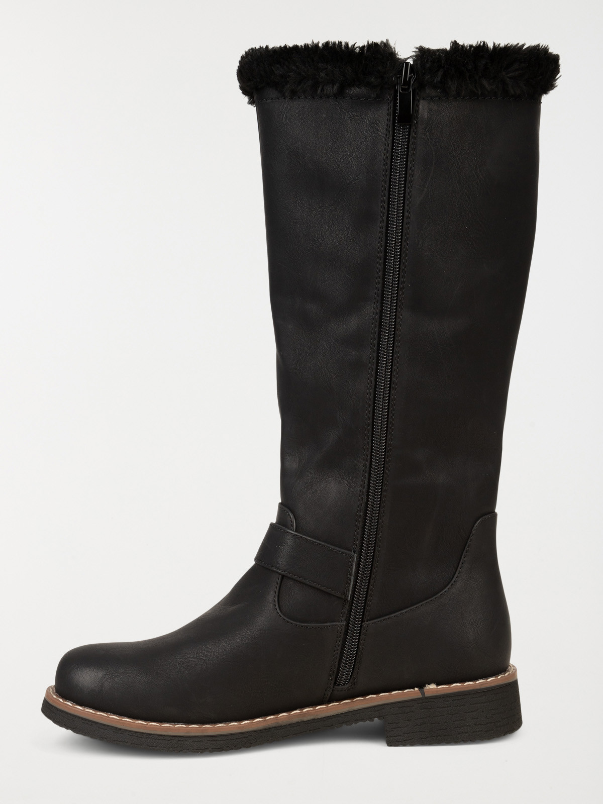 Bottes plates noires femme (36-41) Bottes plates noires femme (36-41)