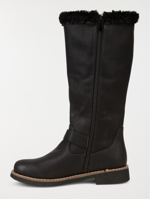 Bottes plates noires femme (36-41) Bottes plates noires femme (36-41)