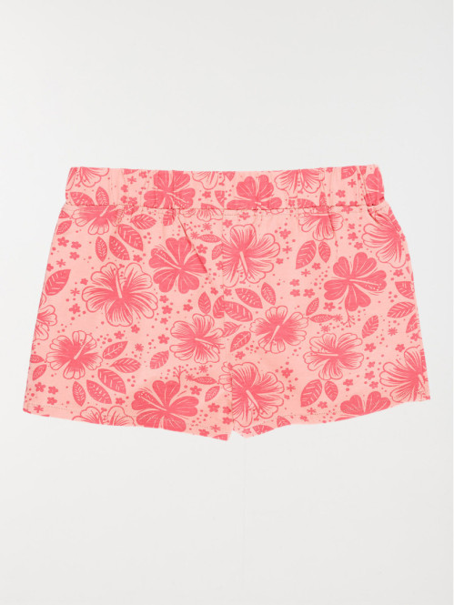 Short motif fleuri fille...