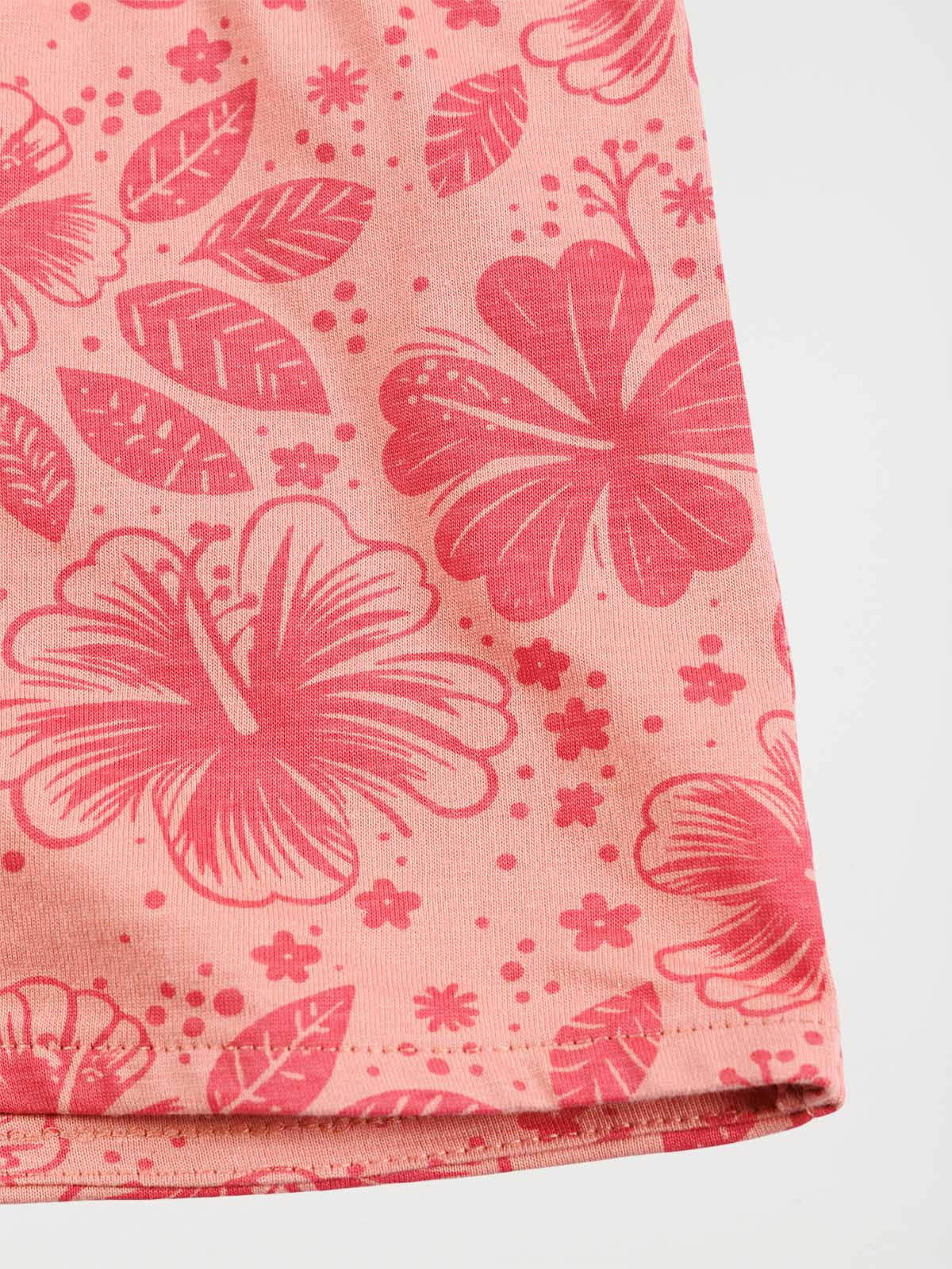 Short motif fleuri fille (3-12A) Short motif fleuri fille (3-12A)