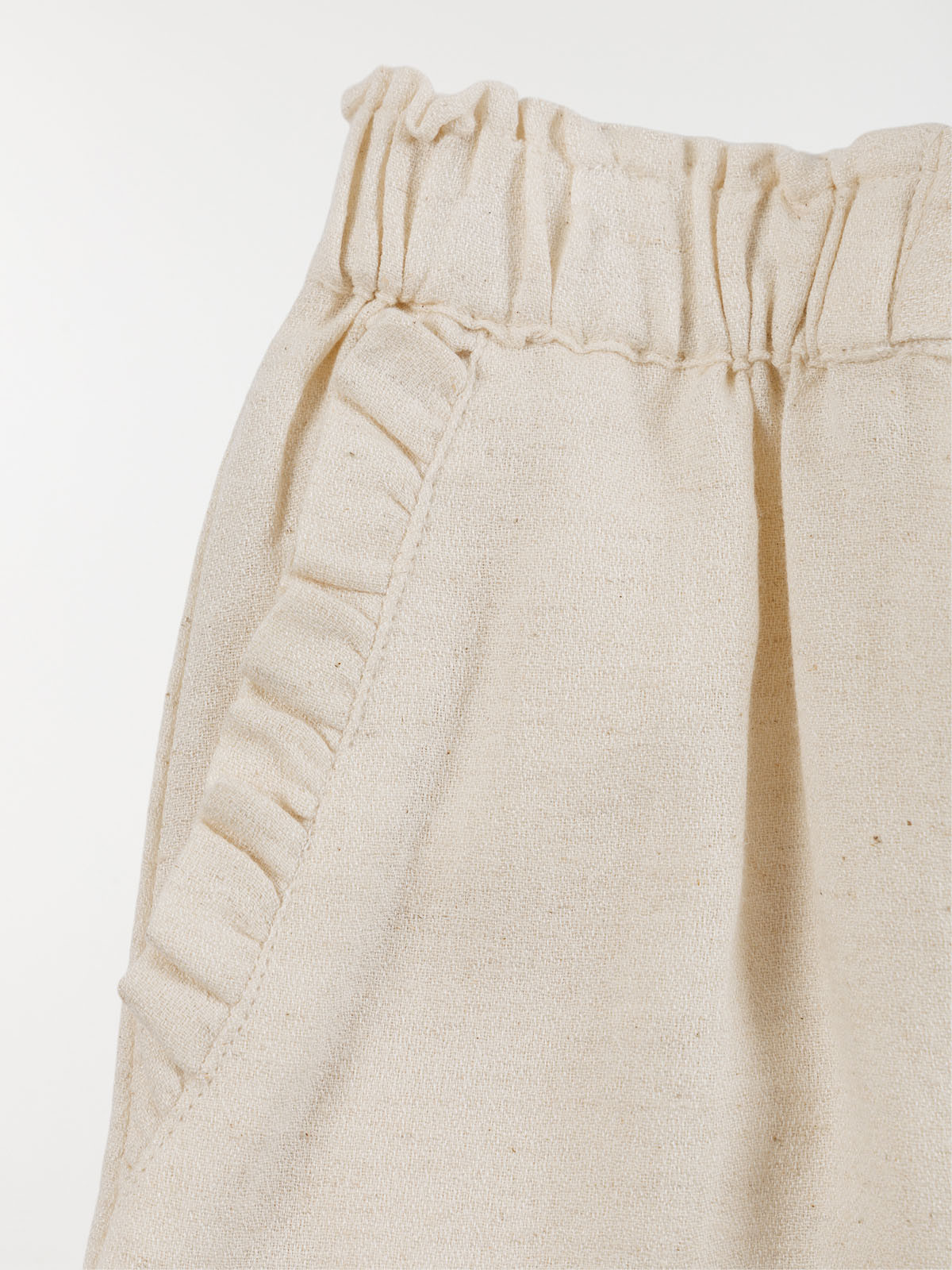 Pantalon large uni fille (3-12A)