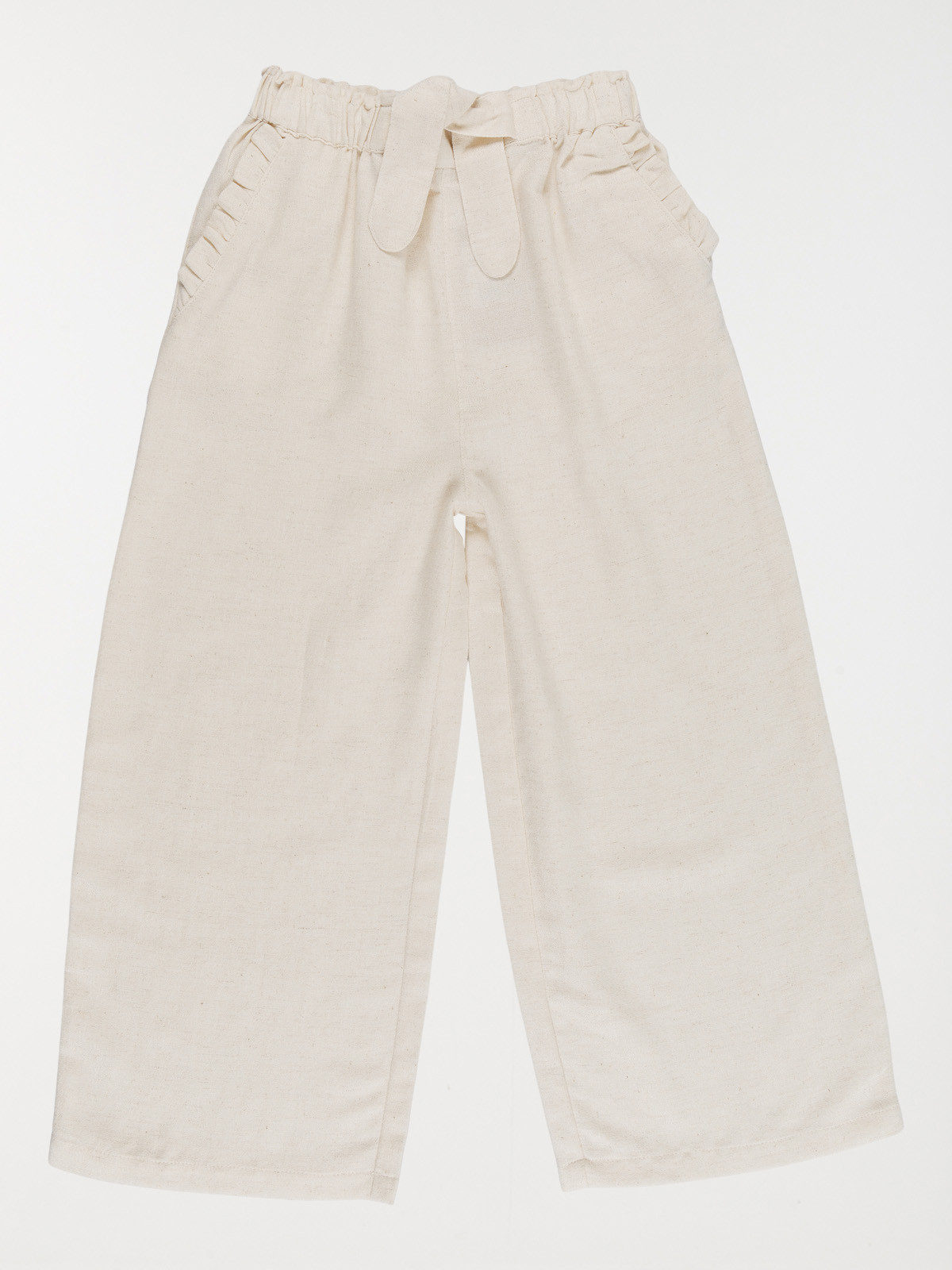Pantalon large uni fille (3-12A)