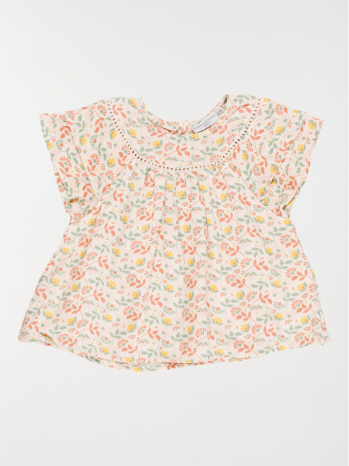 Blouse florale fille (3-36M)