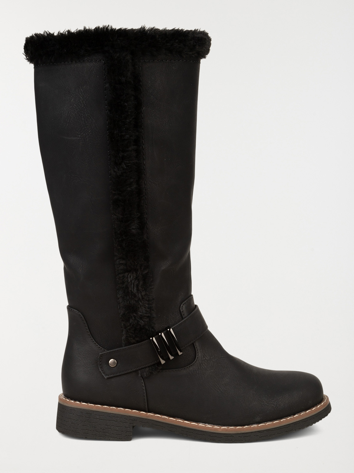 Bottes plates noires femme (36-41)