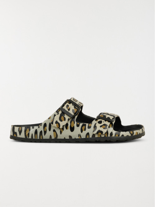 Claquettes motif léopard femme (36-41)