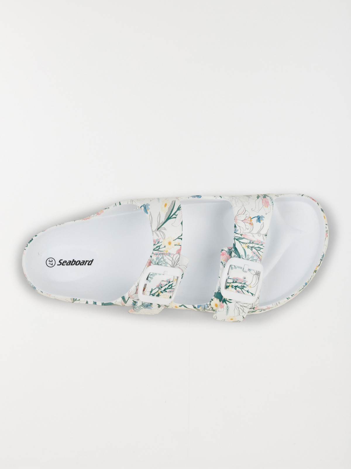 Claquettes motif fleuri femme (36-41) Claquettes motif fleuri femme (36-41)