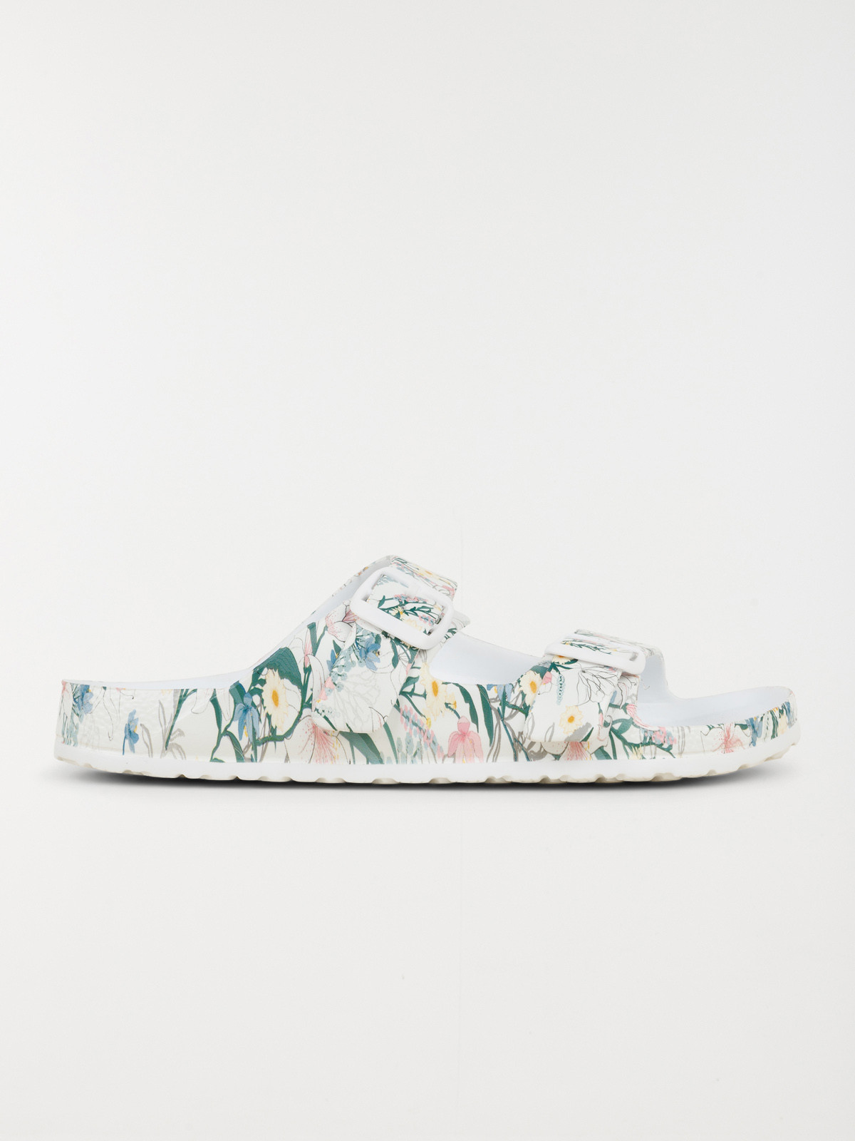 Claquettes motif fleuri femme (36-41)